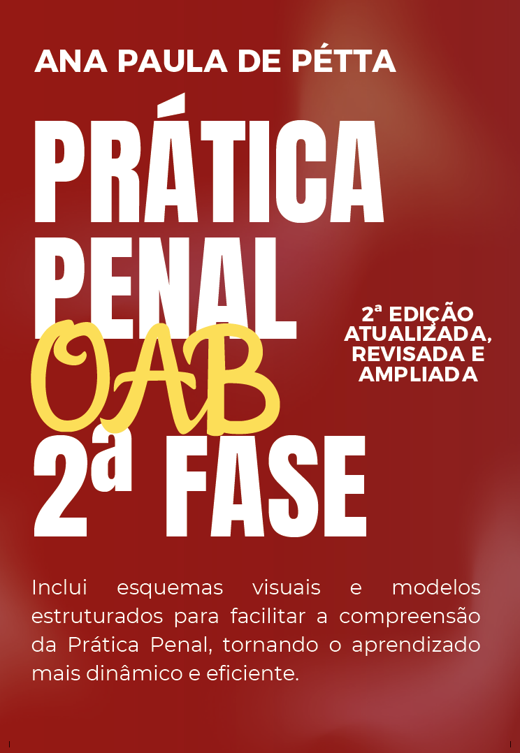 Capa do livro Prática Penal OAB 2a fase